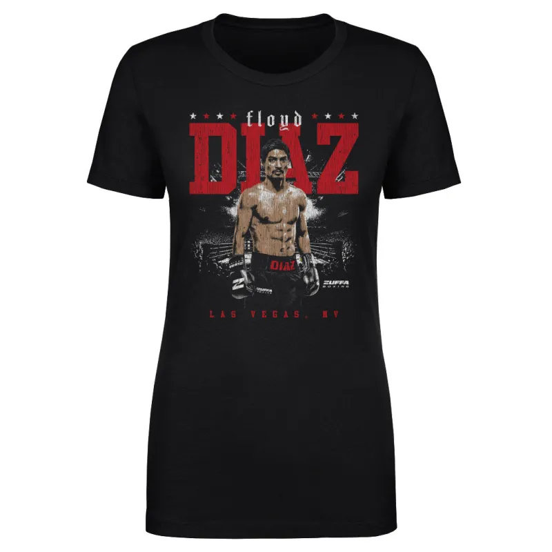 Floyd Diaz Zuffa Boxing Fighter Name WHT made by 500 Level