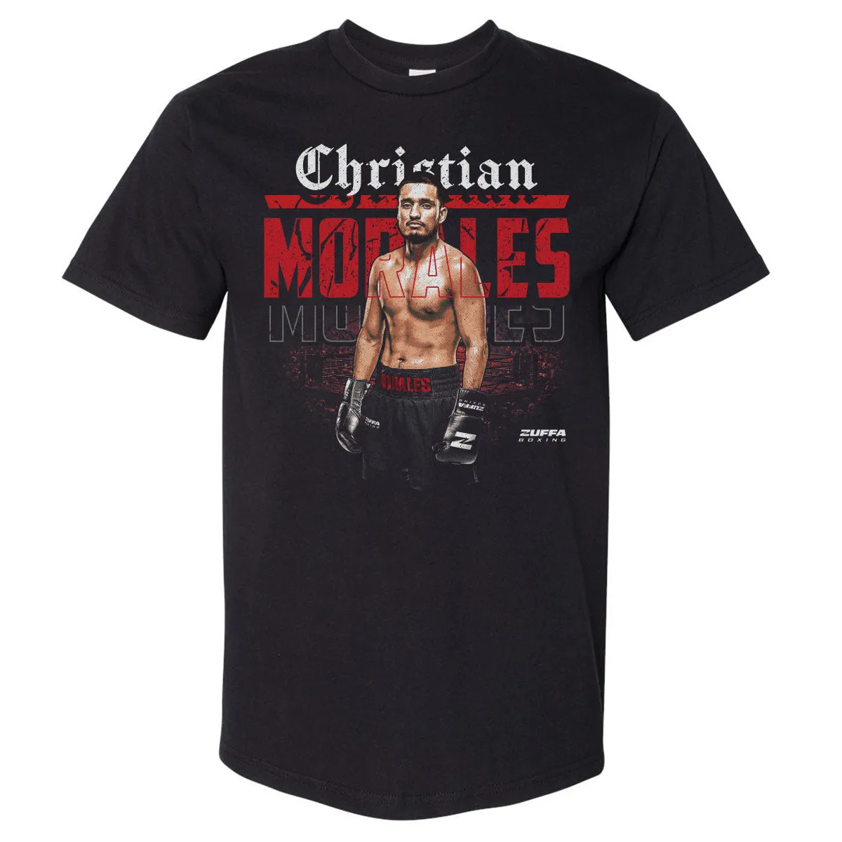 Christian Morales Zuffa Boxing Fighter Name WHT sold by 500 Level