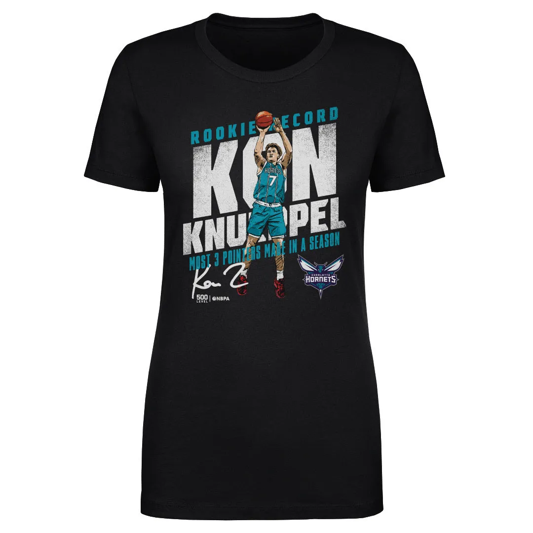 Kon Knueppel Charlotte Hornets Rookie Record WHT sold by 500 Level