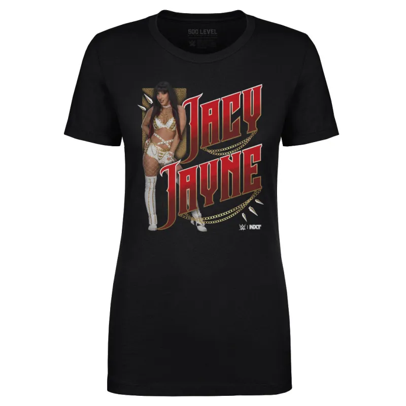 Jacy Jayne WWE Spike & Chain WHT made by 500 Level