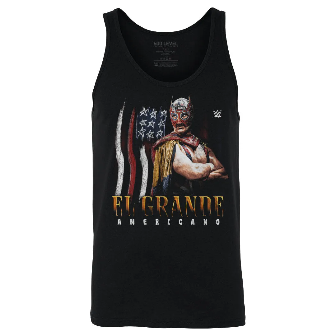El Grande Americano WWE Flag Grunge WHT sold by 500 Level