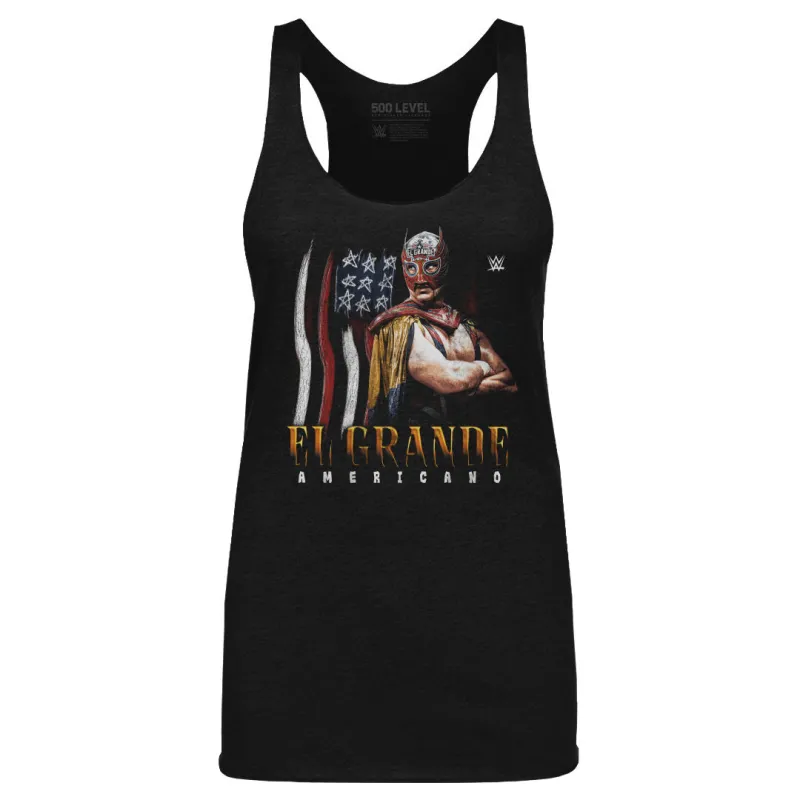 El Grande Americano WWE Flag Grunge WHT made by 500 Level