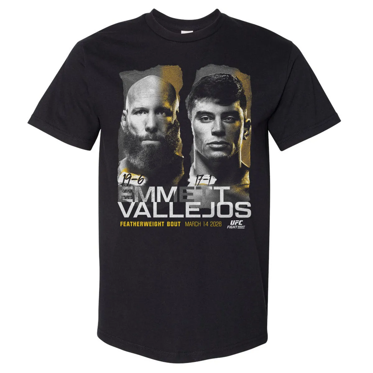 UFC Fight Night Emmett Vs. Vallejos Match Up WHT sold by 500 Level