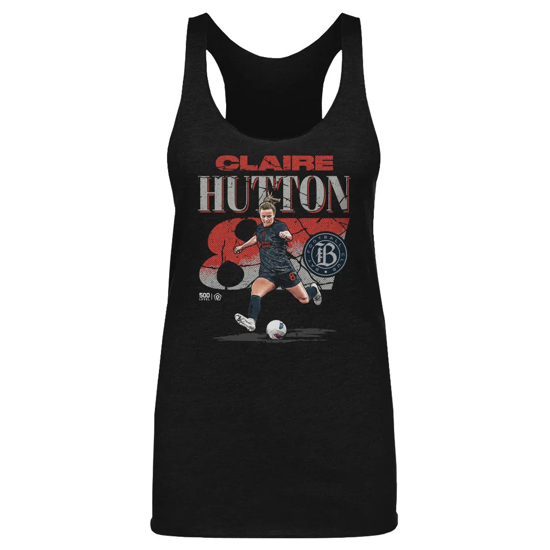 Claire Hutton Bay FC Cracked Number WHT sold by 500 Level product image thumbnail 2