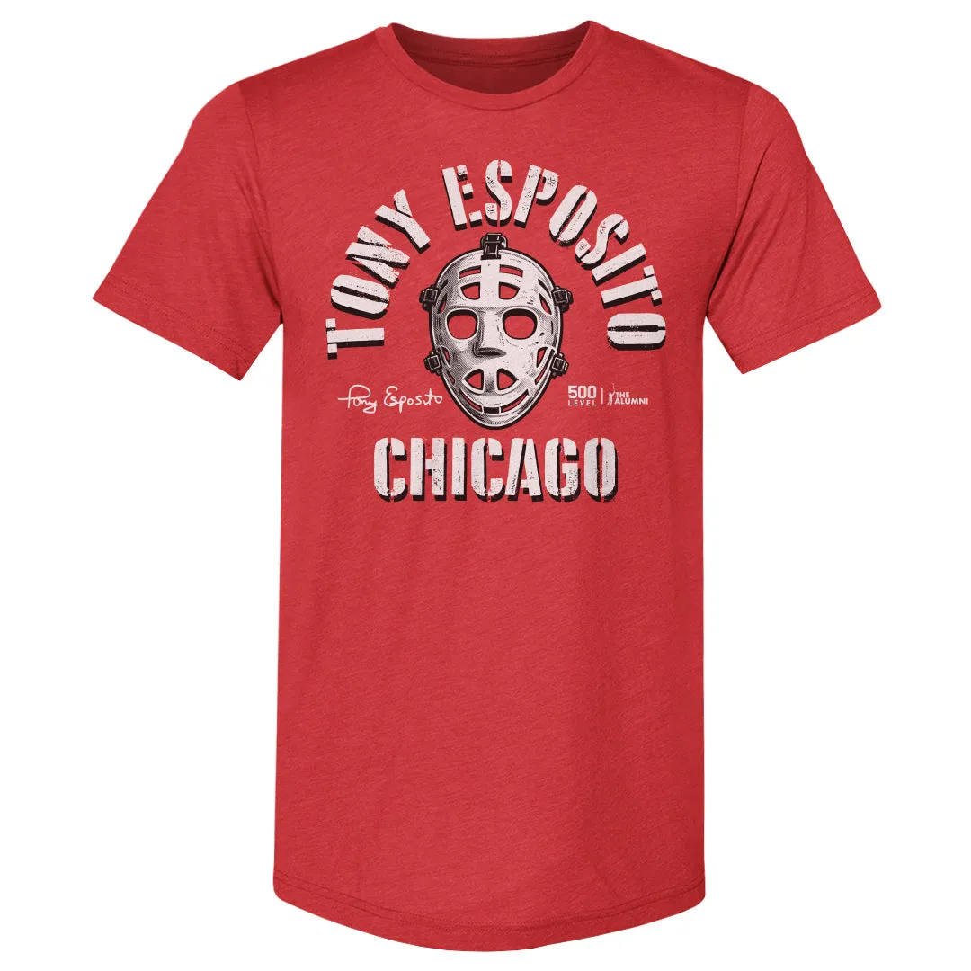 Tony Esposito Chicago Mask Emblem WHT sold by 500 Level