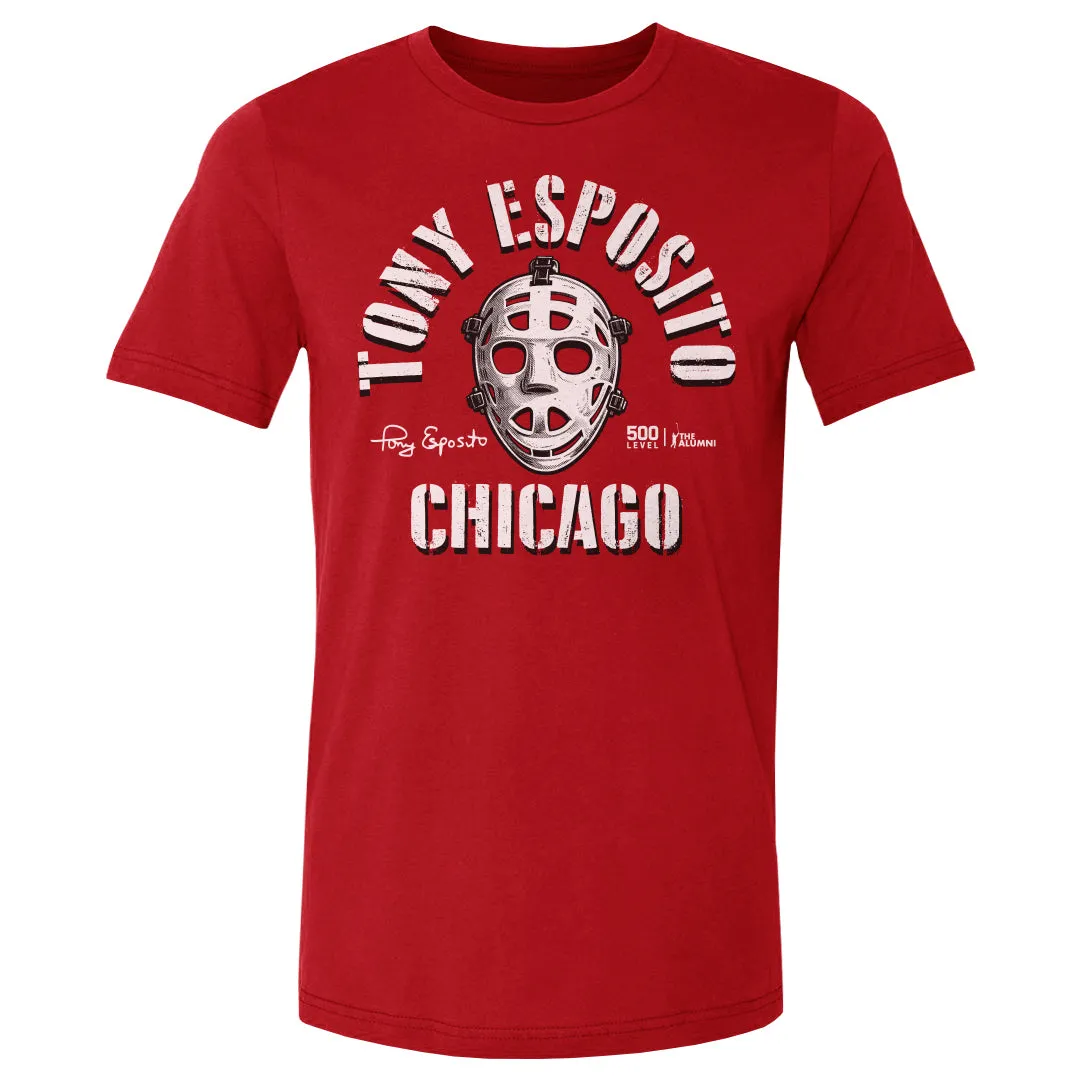 Tony Esposito Chicago Mask Emblem WHT sold by 500 Level