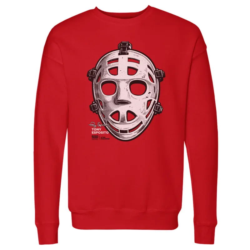 Tony Esposito Chicago Goalie Mask WHT made by 500 Level