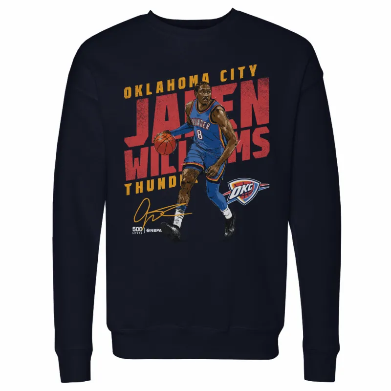 Jalen Williams Oklahoma City Thunder Slant WHT made by 500 Level