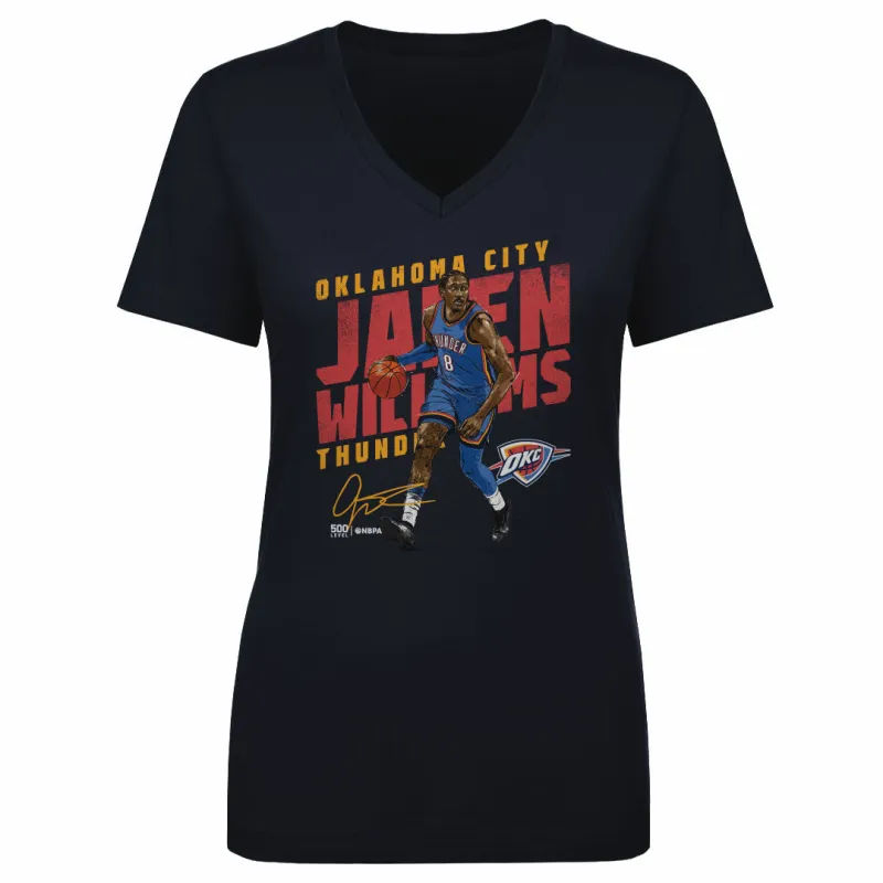 Jalen Williams Oklahoma City Thunder Slant WHT made by 500 Level