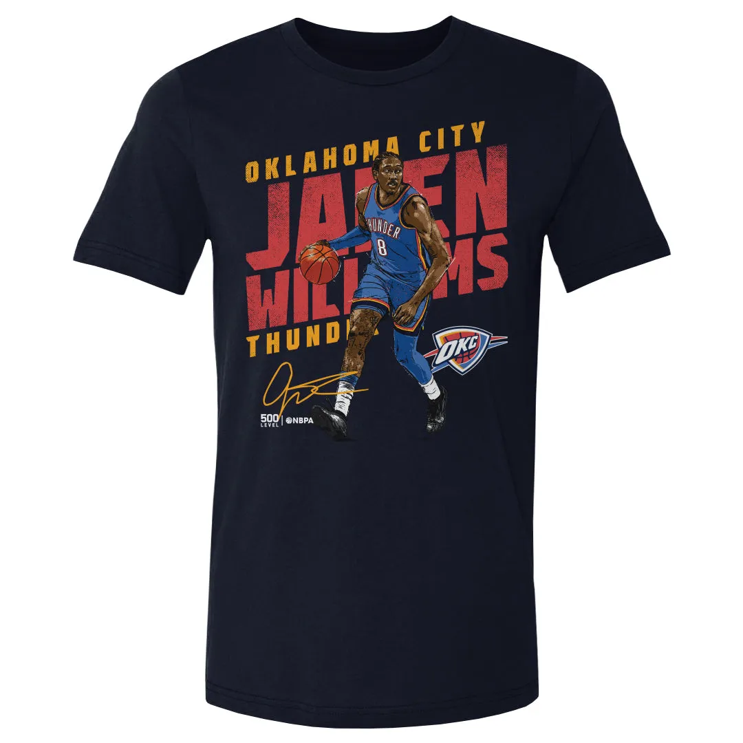 Jalen Williams Oklahoma City Thunder Slant WHT sold by 500 Level