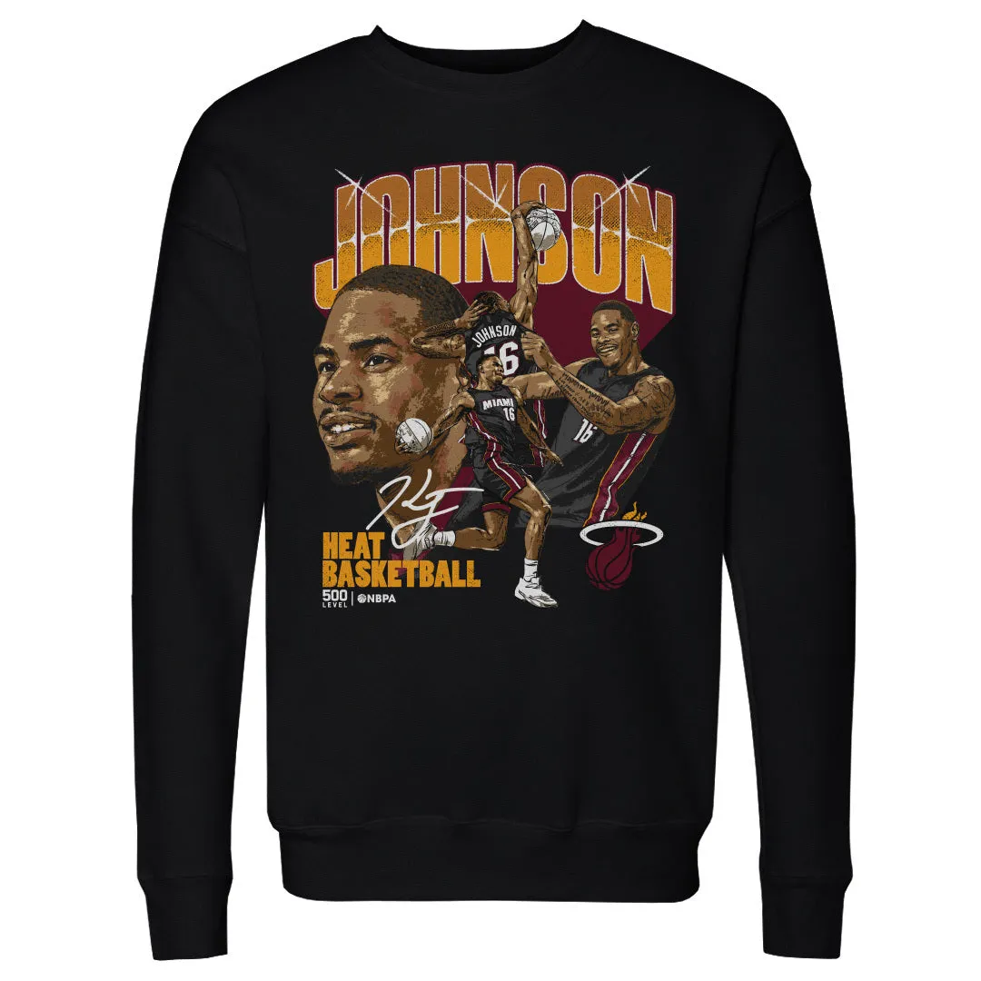 Keshad Johnson Miami Heat Collage WHT sold by 500 Level