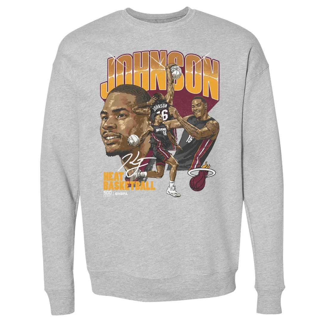 Keshad Johnson Miami Heat Collage WHT sold by 500 Level product image thumbnail 2