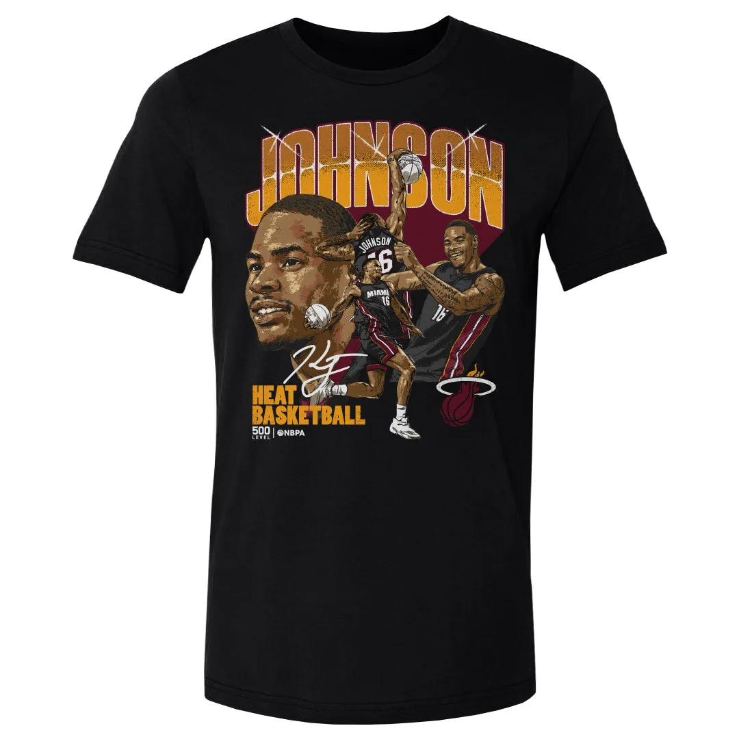 Keshad Johnson Miami Heat Collage WHT sold by 500 Level