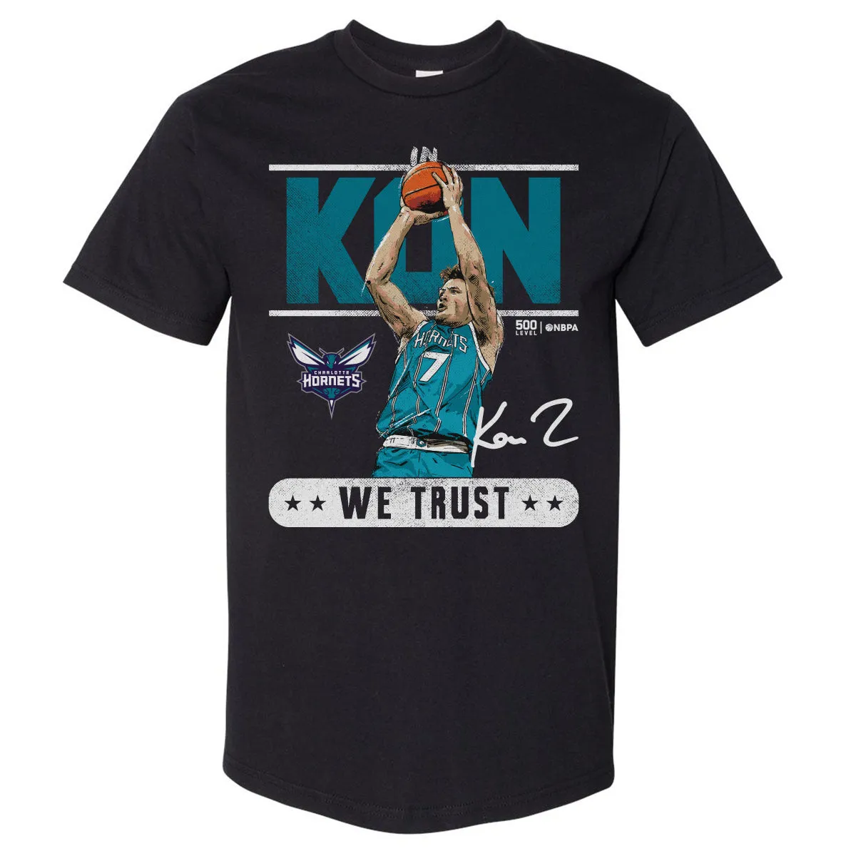 Kon Knueppel Charlotte Hornets Trust WHT sold by 500 Level
