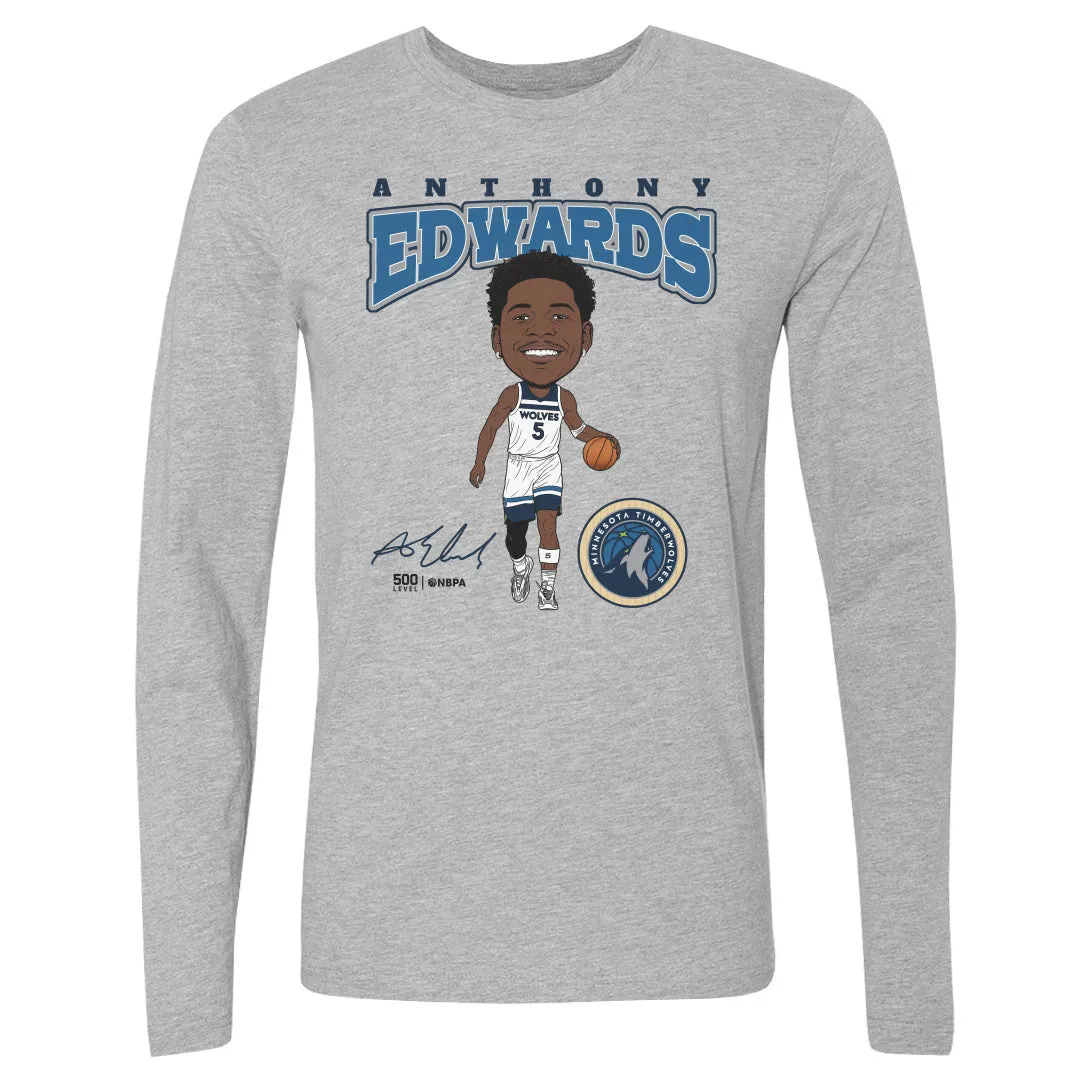 Anthony Edwards Minnesota Timberwolves Hardwood Comic WHT sold by 500 Level