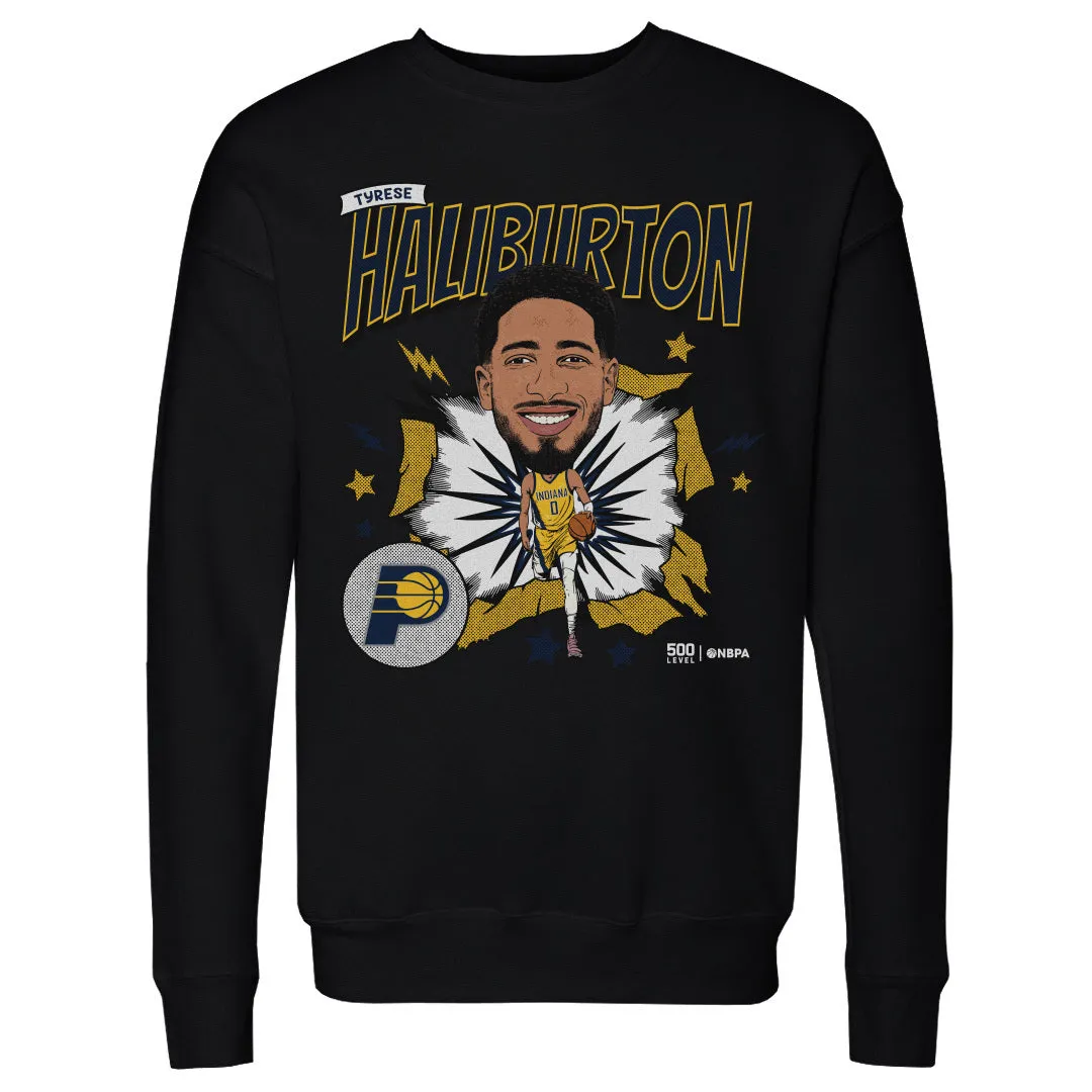 Tyrese Haliburton Indiana Pacers Caricature Retro WHT sold by 500 Level