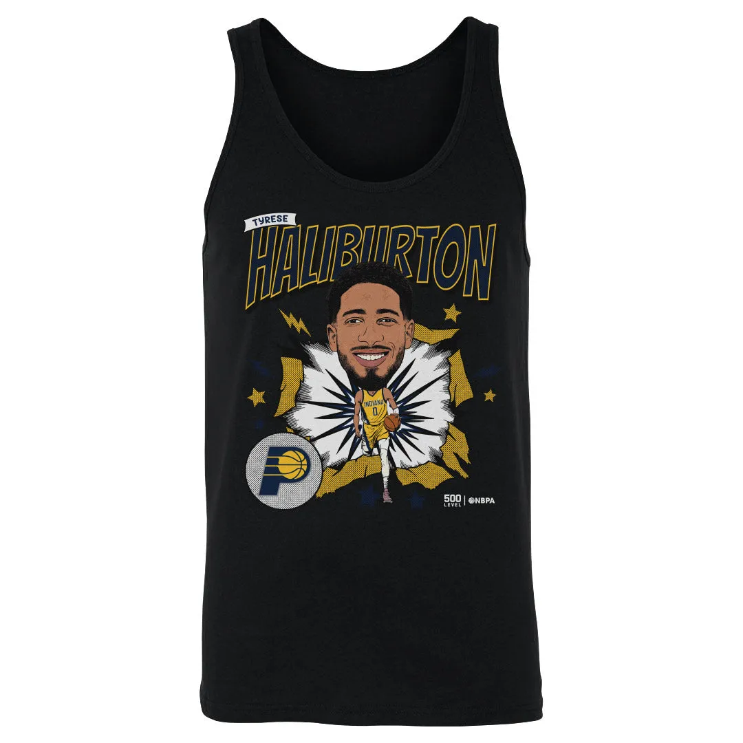 Tyrese Haliburton Indiana Pacers Caricature Retro WHT sold by 500 Level
