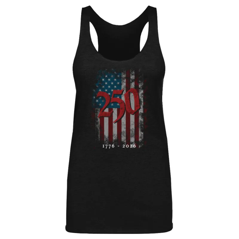 USA America 250 Years Grunge Flag WHT made by 500 Level