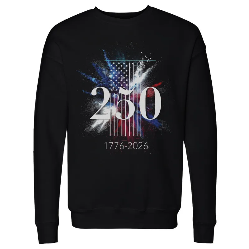 USA America 250 Years Flag Spray WHT made by 500 Level