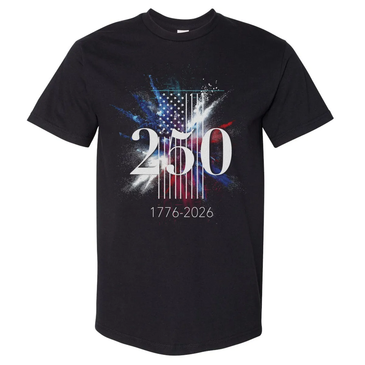 USA America 250 Years Flag Spray WHT sold by 500 Level