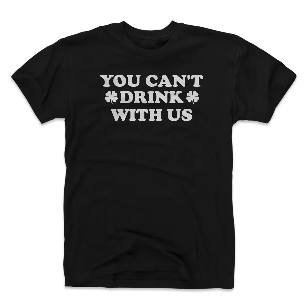 You Can't Drink With Us Shamrocks WHT sold by 500 Level product image thumbnail 4