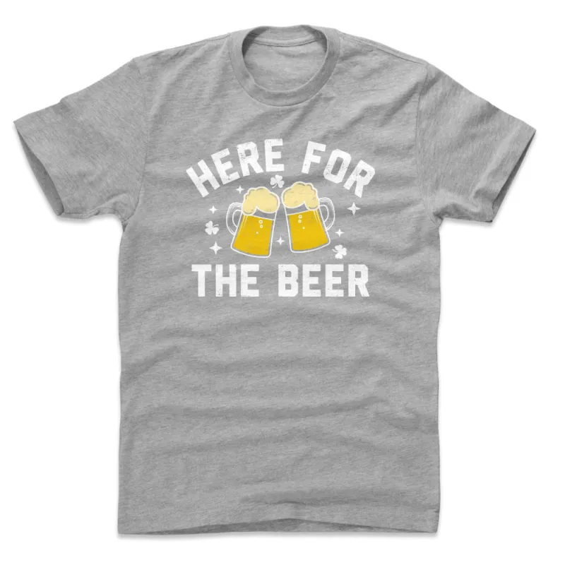 St. Patricks Day Here For The Beer WHT sold by 500 Level