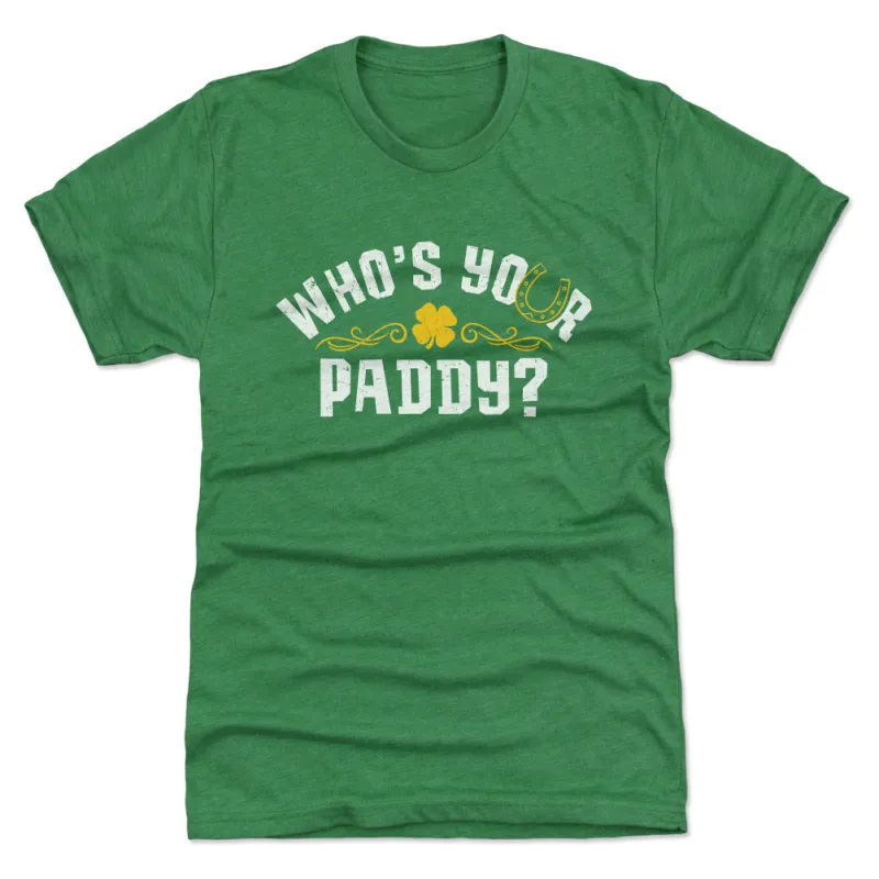 St. Patrick's Day Who's Your Paddy WHT made by 500 Level