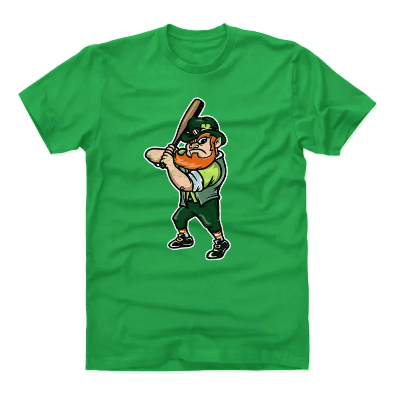 St. Patrick's Day Baseball Leprechaun WHT made by 500 Level