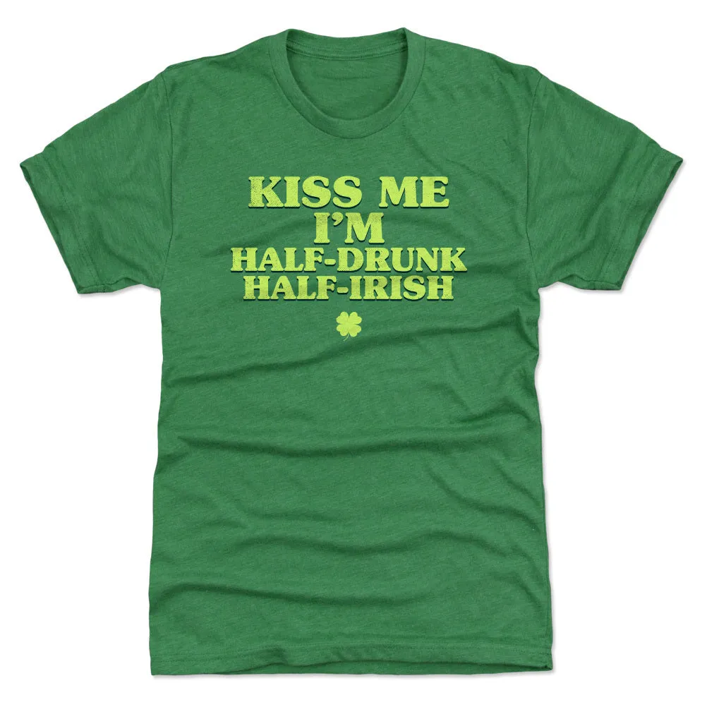 Kiss Me I'm Half Drunk Half Irish WHT sold by 500 Level product image thumbnail 2