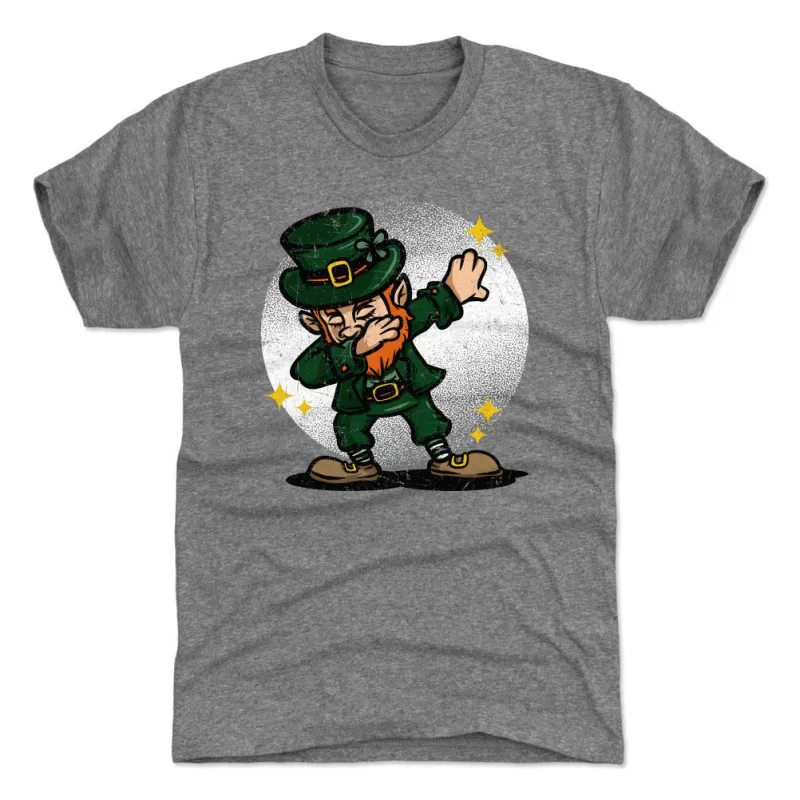 Dabbing Leprechaun WHT made by 500 Level