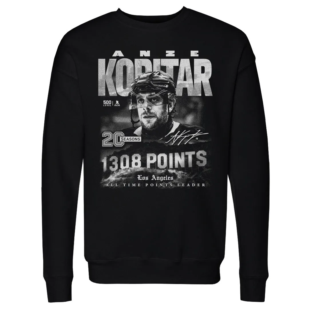 Anze Kopitar Los Angeles All Time Points Leader WHT sold by 500 Level