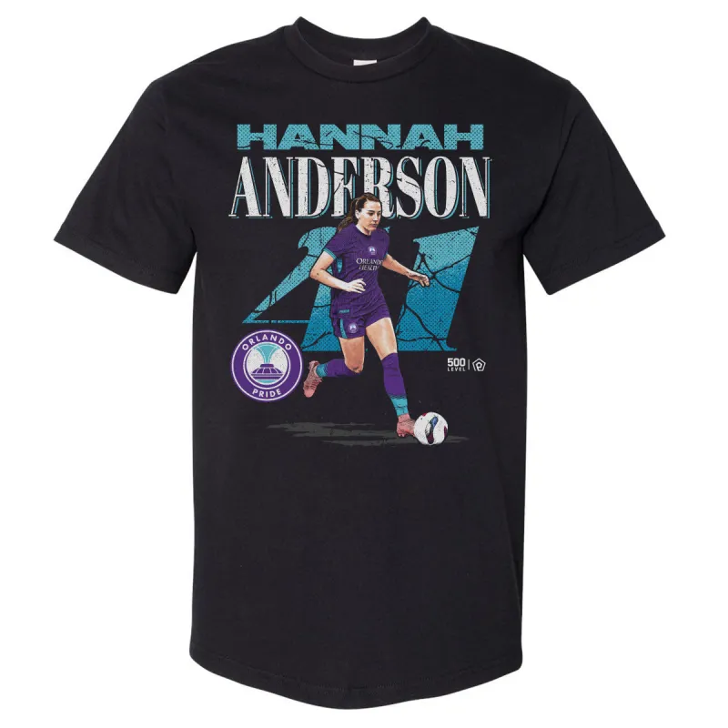 Hannah Anderson Orlando Pride Cracked Number WHT made by 500 Level