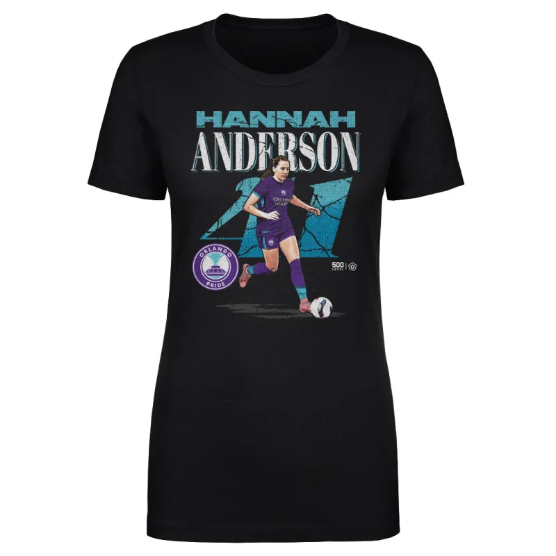 Hannah Anderson Orlando Pride Cracked Number WHT made by 500 Level