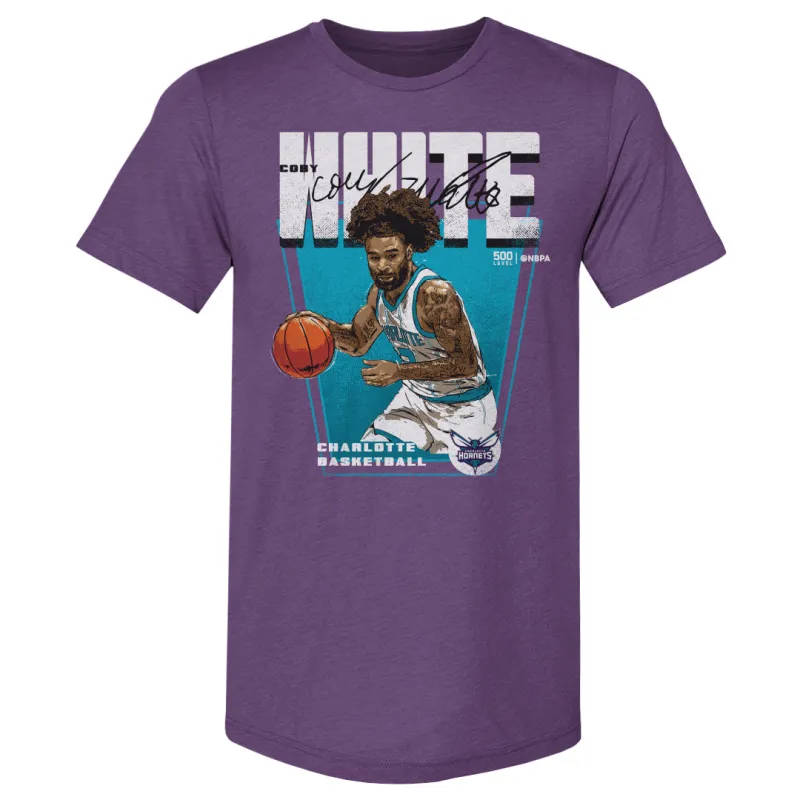 Coby White Charlotte Hornets Premiere WHT made by 500 Level