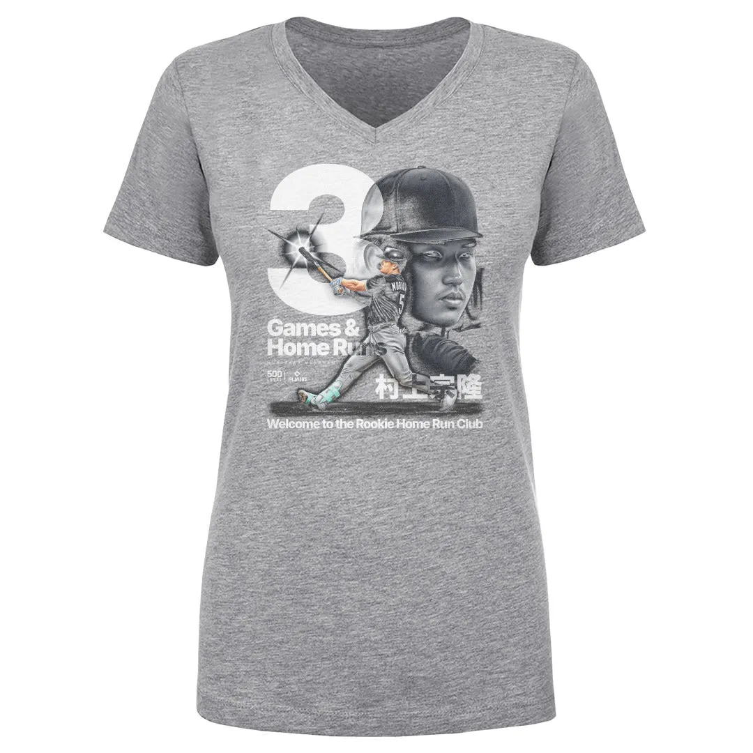 Munetaka Murakami Chicago Rookie HR Club WHT sold by 500 Level