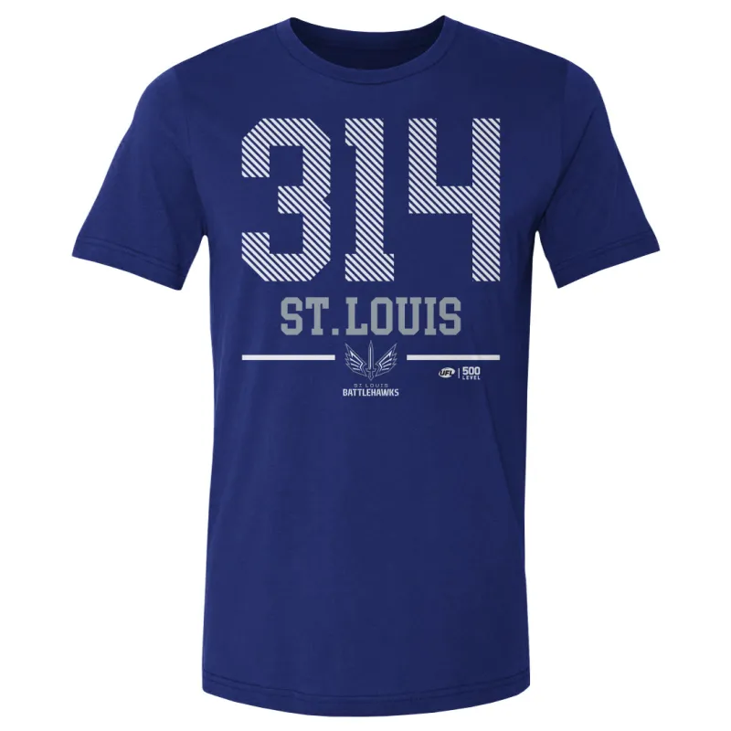 St. Louis Battlehawks Area Code WHT made by 500 Level