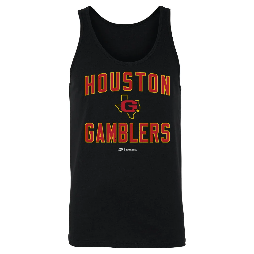 Houston Gamblers Team Home WHT sold by 500 Level