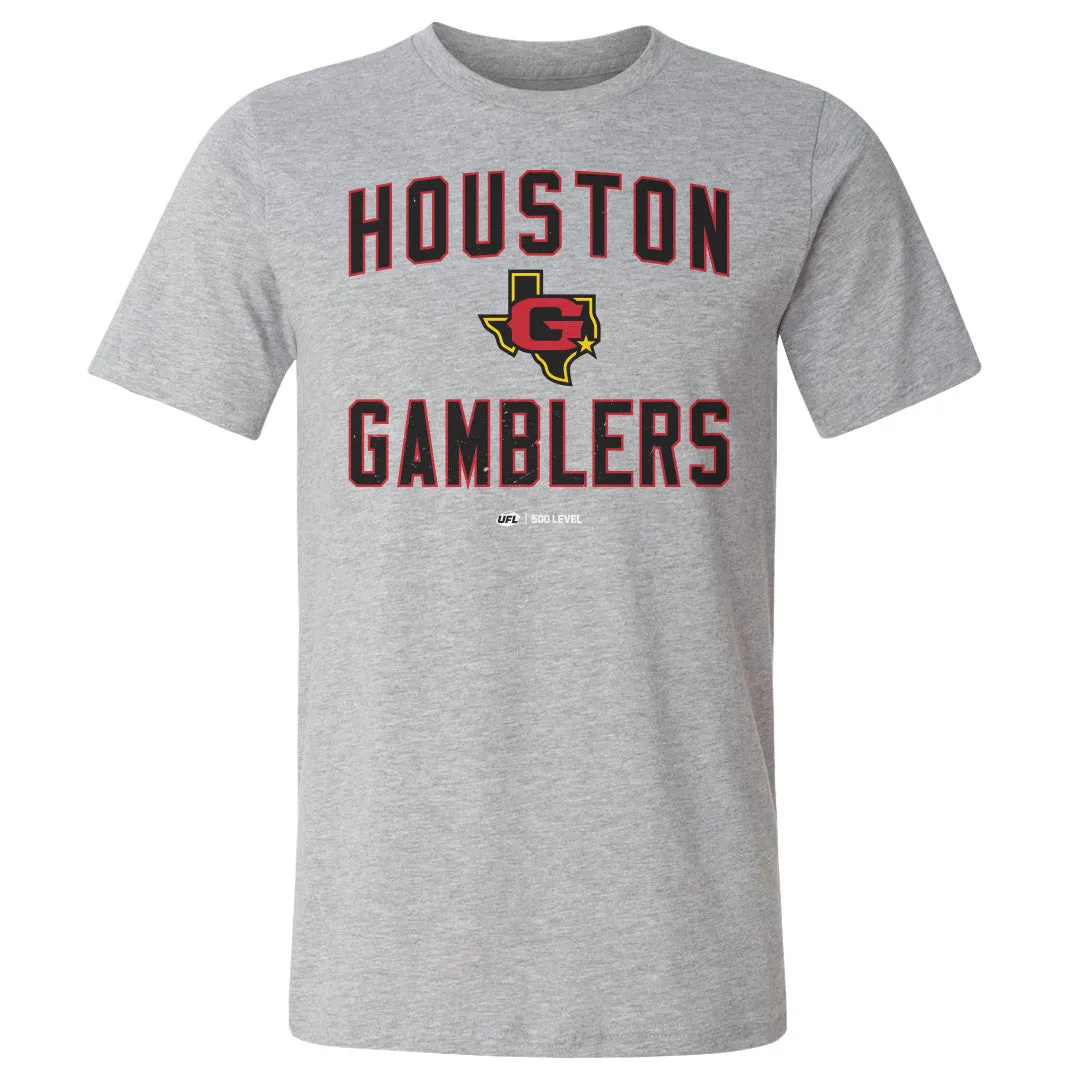 Houston Gamblers Team Away WHT sold by 500 Level