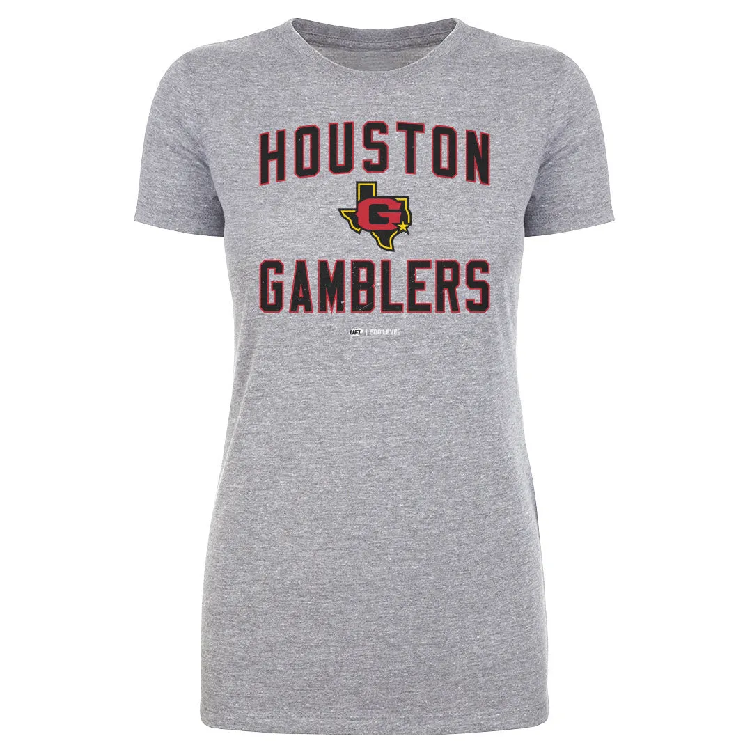 Houston Gamblers Team Away WHT sold by 500 Level