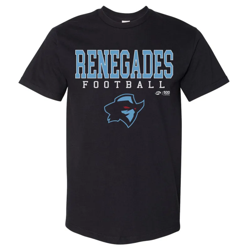 Dallas Renegades Team Football WHT made by 500 Level