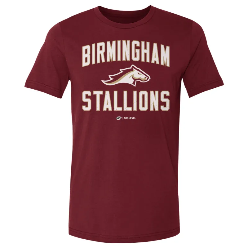 Birmingham Stallions Team Home WHT made by 500 Level