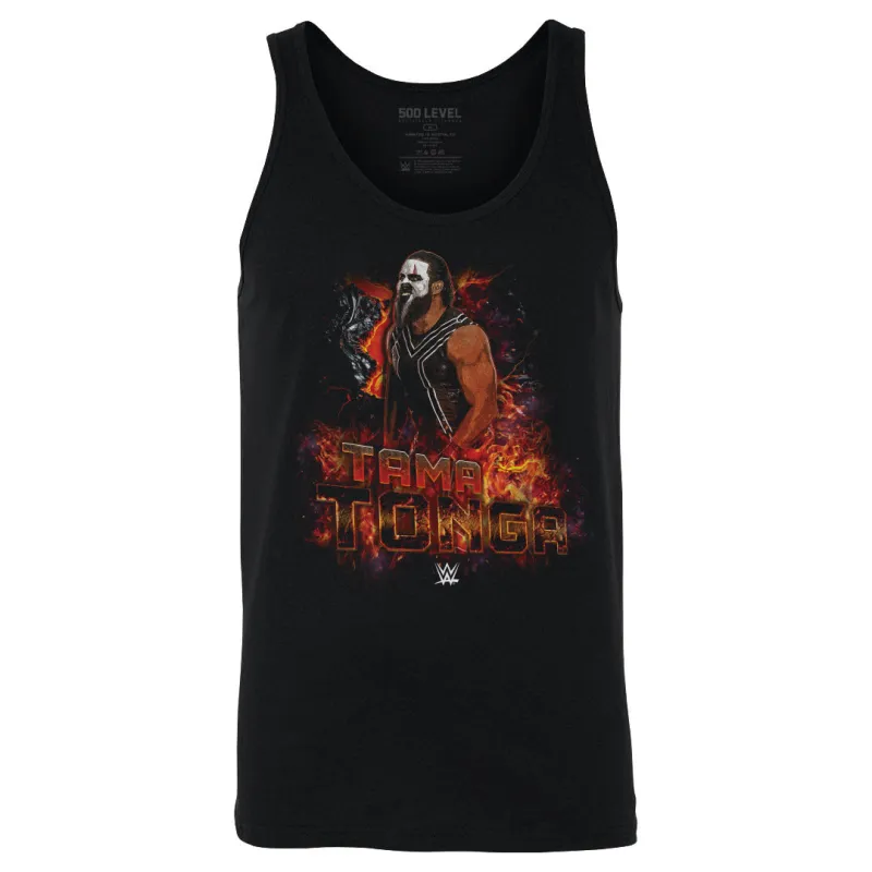 Tama Tonga WWE Flames WHT made by 500 Level