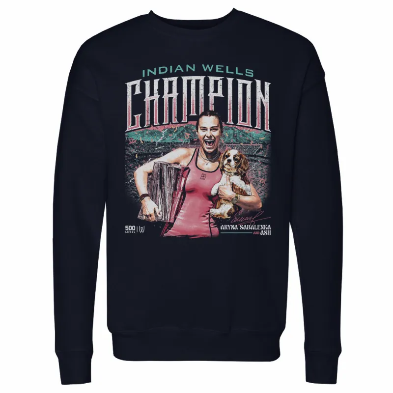 Aryna Sabalenka 2026 Indian Wells Champion WHT made by 500 Level