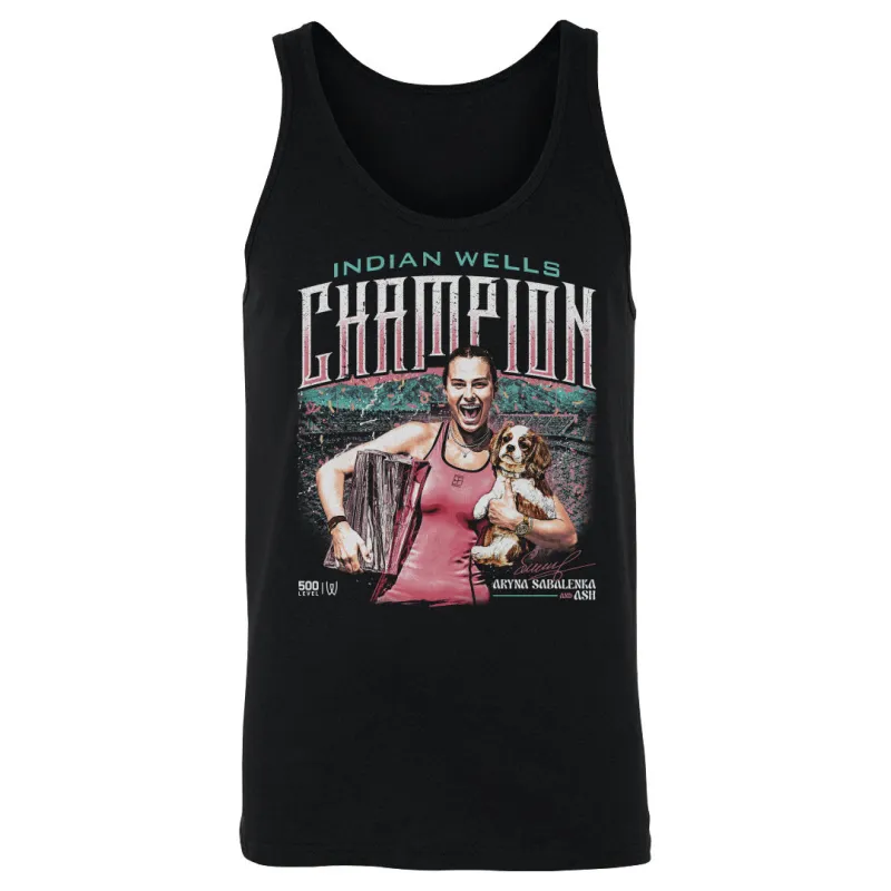 Aryna Sabalenka 2026 Indian Wells Champion WHT made by 500 Level