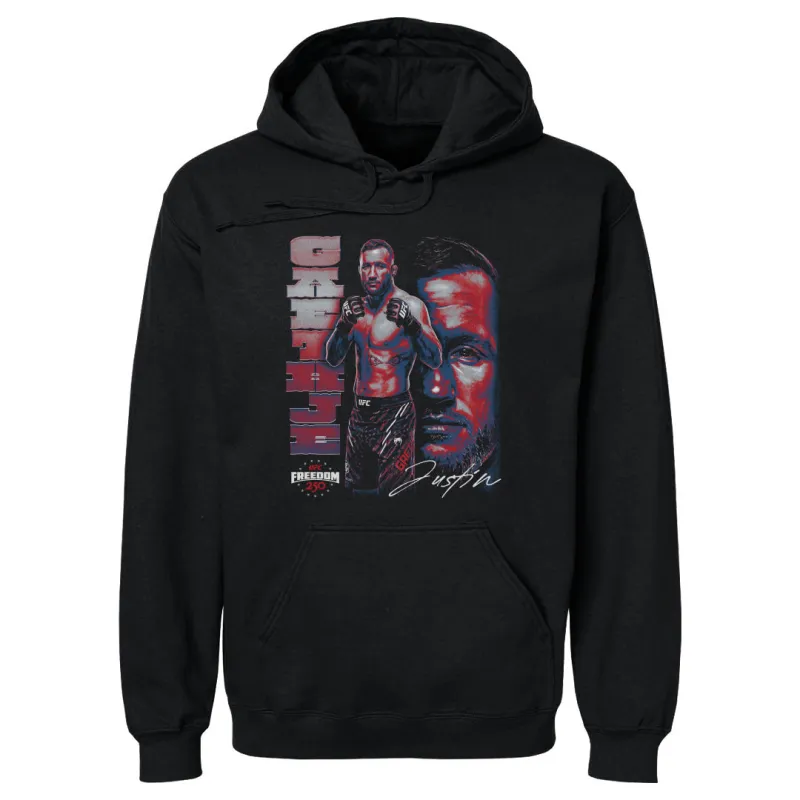 Justin Gaethje UFC Vertical Name WHT made by 500 Level