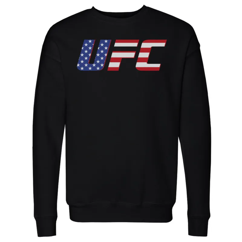 UFC Logo American Flag WHT made by 500 Level