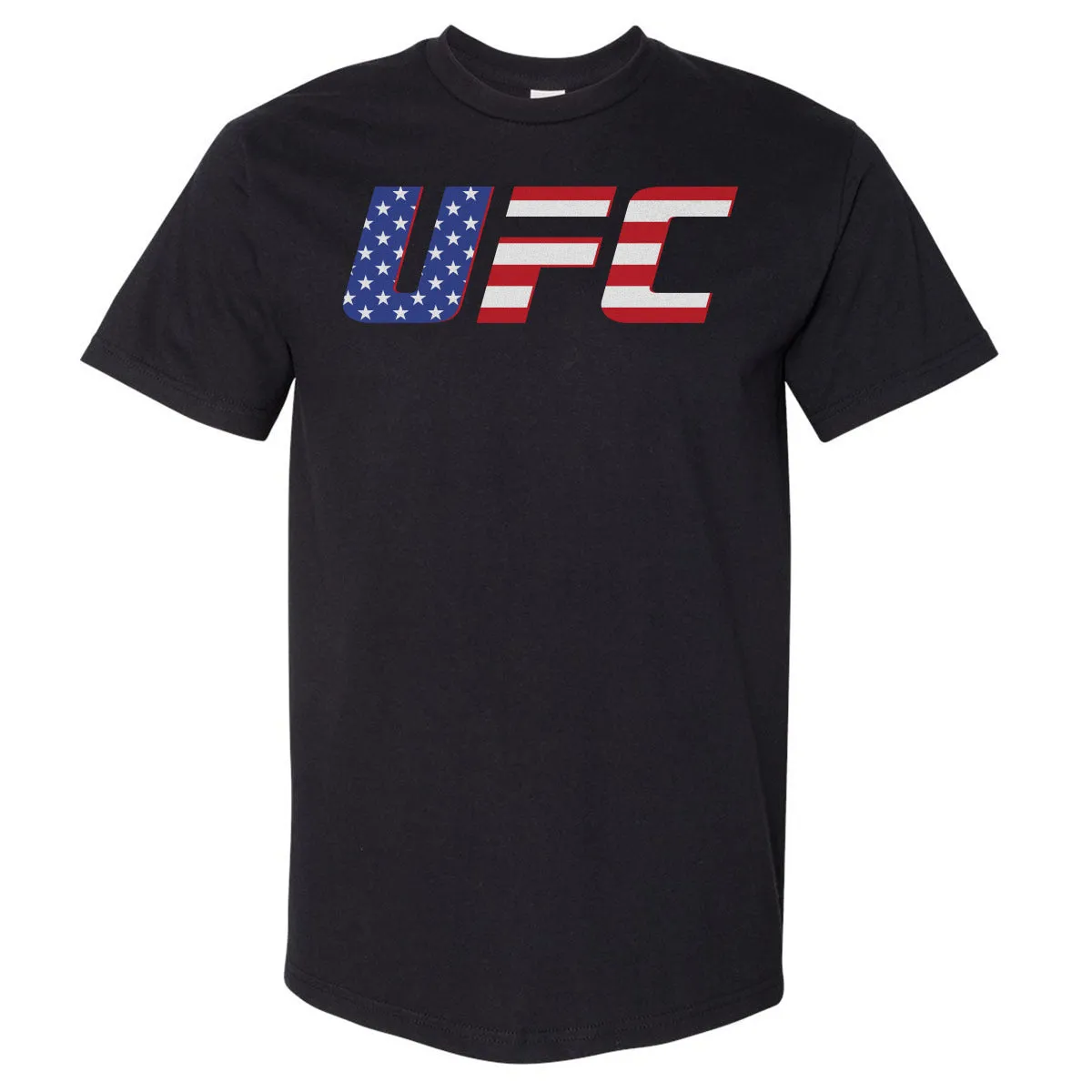 UFC Logo American Flag WHT sold by 500 Level