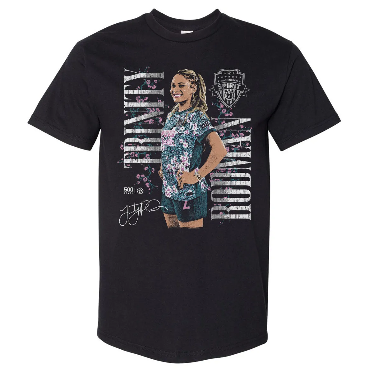 Trinity Rodman Washington Spirit Cherry Blossoms WHT sold by 500 Level