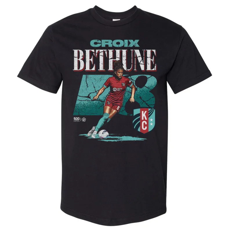 Croix Bethune Kansas City Current Cracked Number WHT made by 500 Level