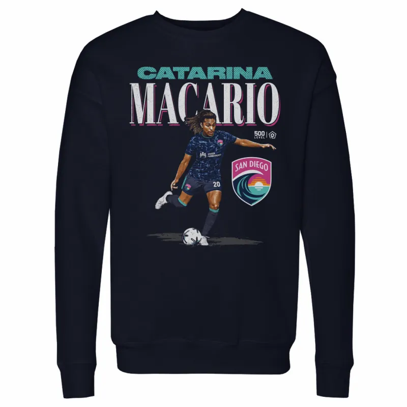 Catarina Macario San Diego Wave FC Player Name WHT made by 500 Level